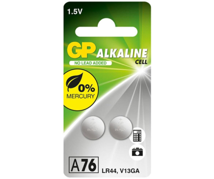 Bateria lub akumulatorek GP guzikowe AG13/LR44; 1,5V (2 sztuki)